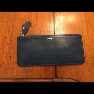 Coach leather pencil case
